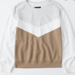 Abercrombie & Fitch Color Block Sweatshirt